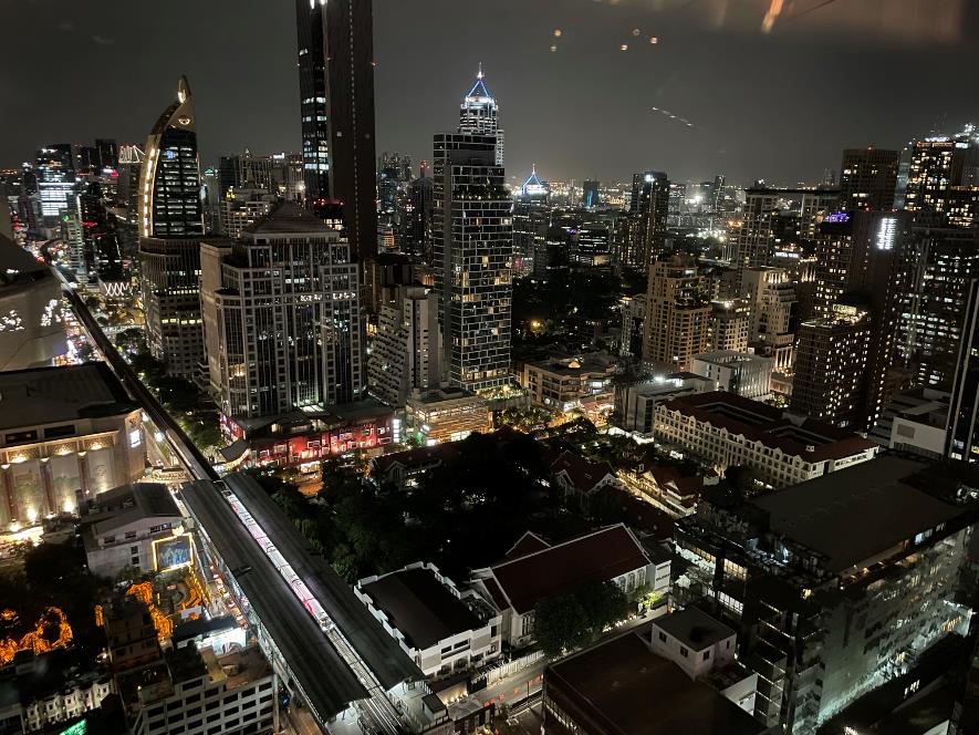 InterContinental Bangkok クラブラウンジからの夜景