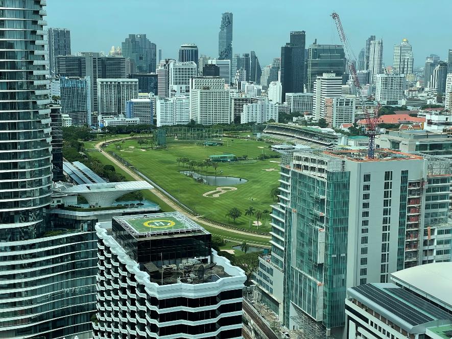 InterContinental Bangkok クラブラウンジからの景色