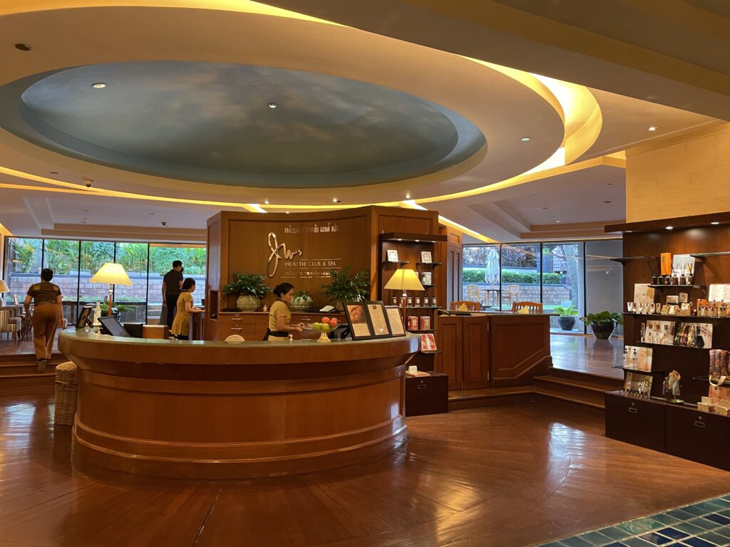 JW Marriott Bangkok　スパ受付