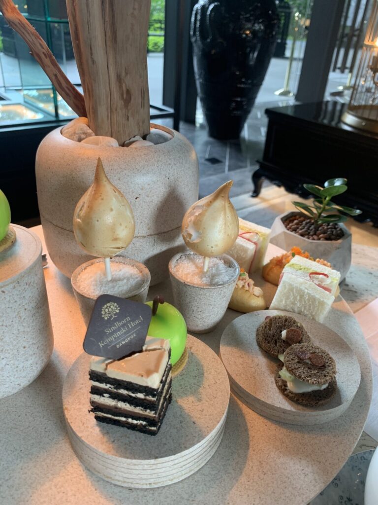 Sindhorn Kempinski アフタヌーンティーメニュー