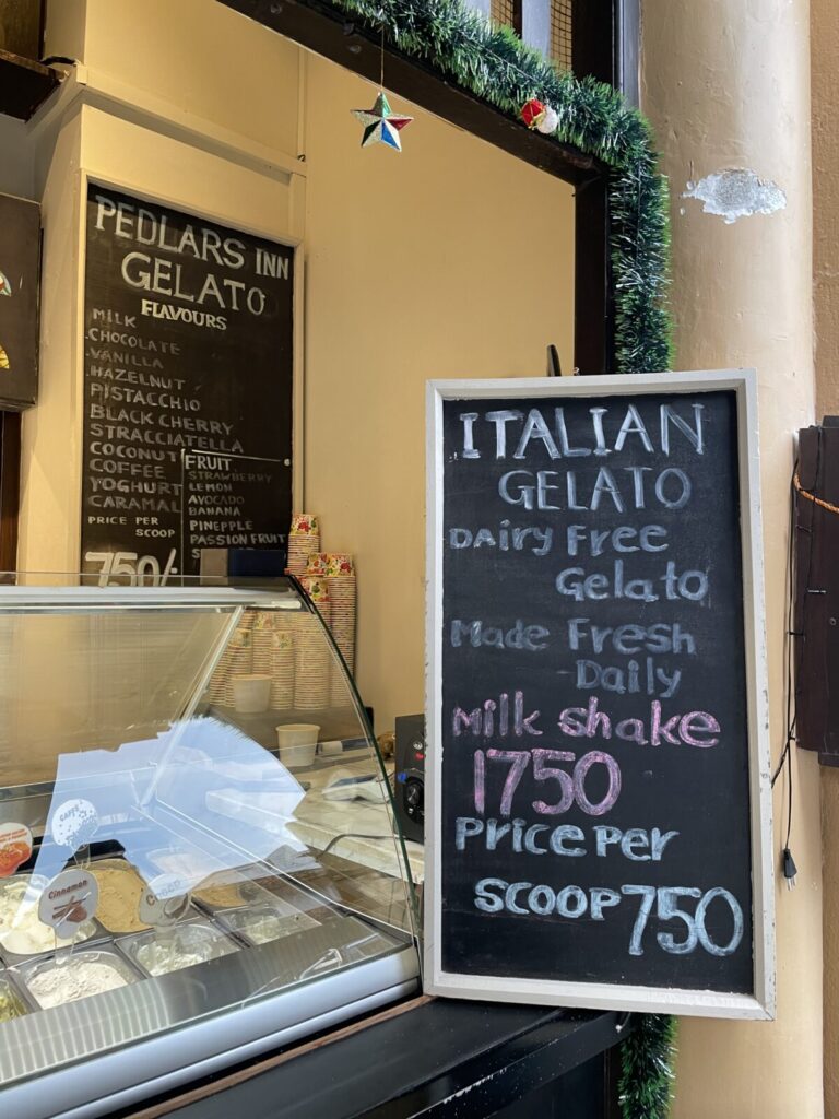 Pedlar's Inn Gelato